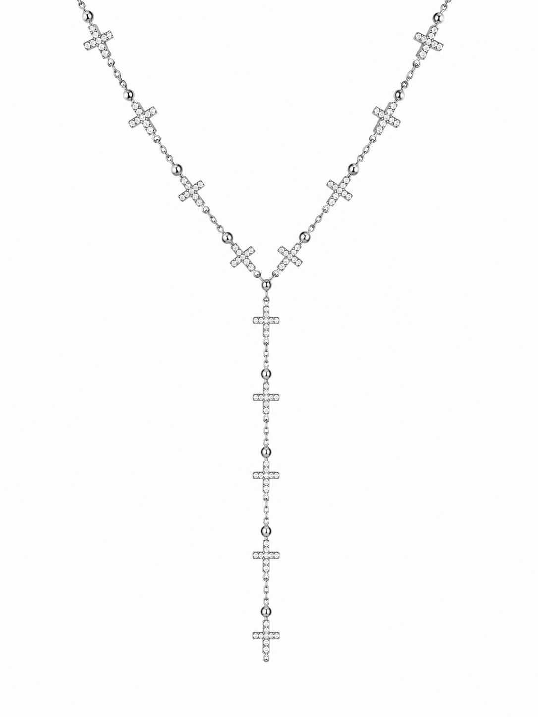 Silber lang Kette