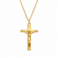 Gold Jesus Kreuzkette
