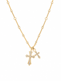Kreuzkette 2 Gold
