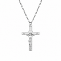 Silber Jesus Kreuzkette