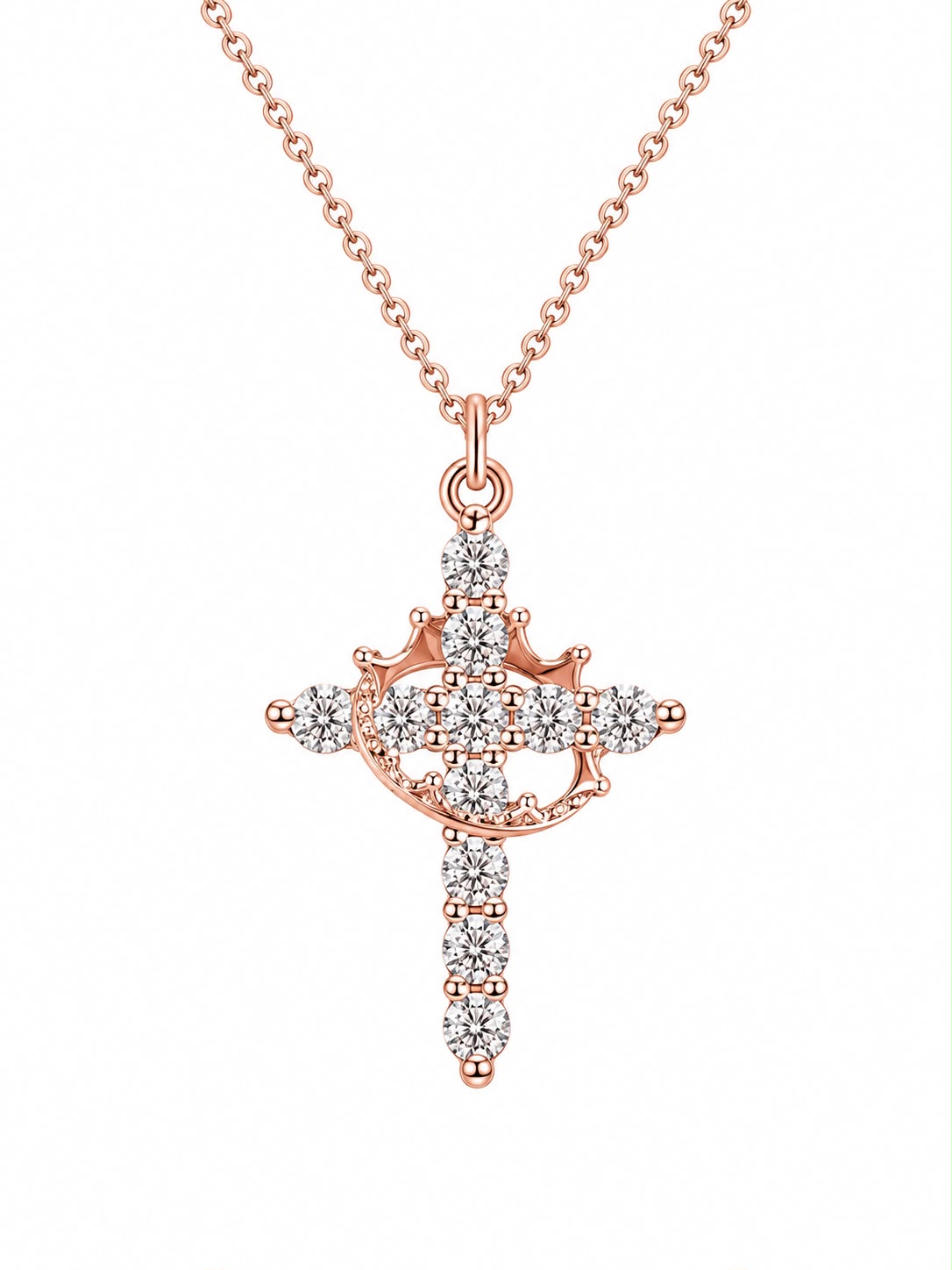 Rose Gold Kreuzkette